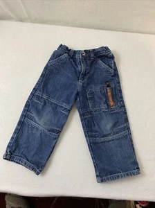 Vintage WRG Jeans Company Toddler Blue Jeans Size 4T Adjustable Waist - Picture 1 of 11