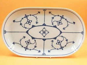 Jager Eisenberg Blau Saks GDR Strawflower design vintage serving platter. - Picture 1 of 6