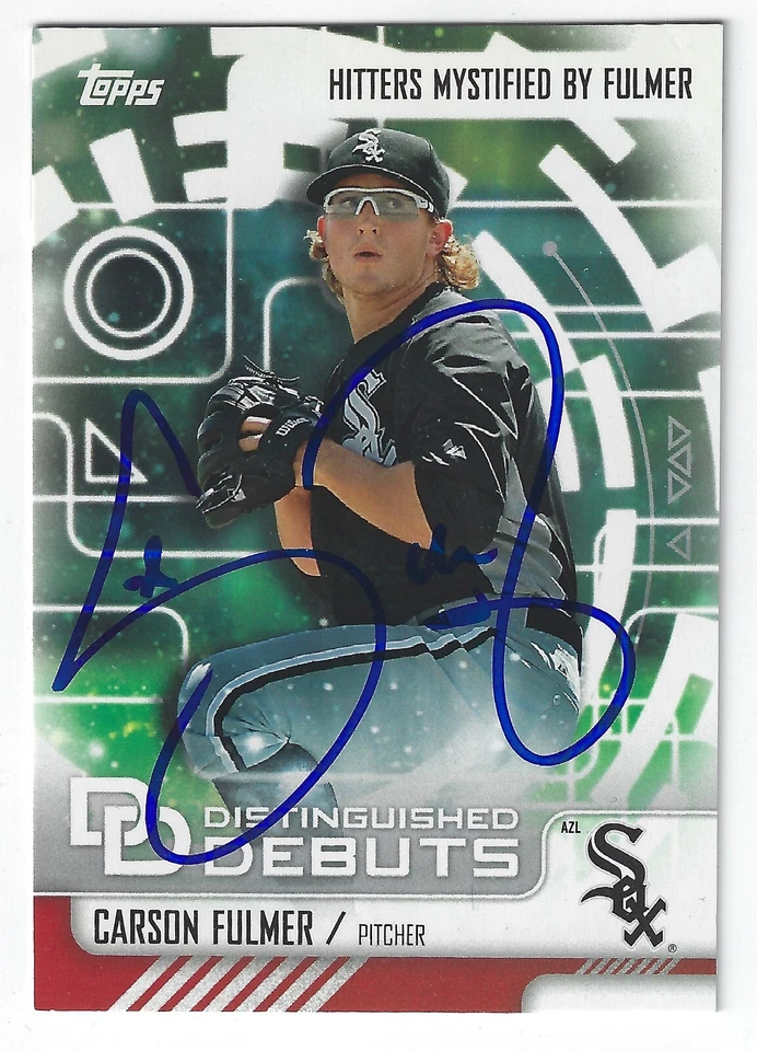 CARSON FULMER AZL CHICAGO WHITE SOX SIGNED CARD ANGELS REDS TIGERS ORIOLES - Image 1 of 1