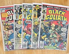 Black Goliath #1-5 Full Run VF+ 1976 2nd Appearance & Origin of Black Goliath