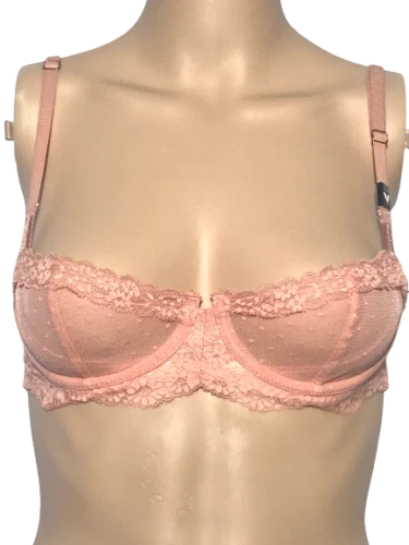 VICTORIAS SECRET DREAM ANGELS WICKED UNLINED PUSH-UP BALCONET BRA POLKA DOT NWT - Image 1 of 1