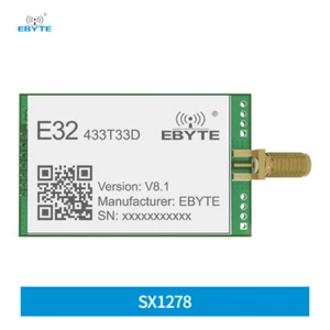SX1278 LoRa Module UART 433MHz 33dBm SMA 16km LongRange Wireless Transceiver Lot - Picture 1 of 6