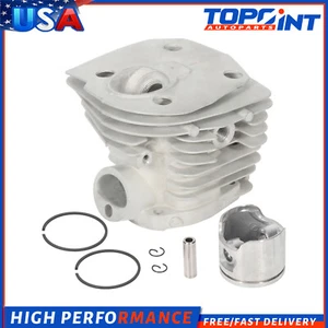 Kit de pistón de cilindro y anillos pasador 44 mm apto para motosierras Husqvarna 350 346 351 353 - Imagen 1 de 6