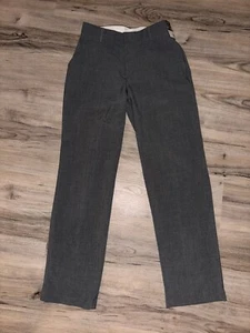Boys Chaps Size 18 Wrinkle Free Charcoal Heather Dress Pants - Picture 1 of 6