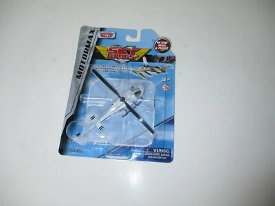 Motor Max Sky Wings Patrol Helicopter Replica Die Cast New - Image 1 of 3
