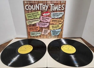 Johnny Cash/Hank Thompson/etc. Country Times 2X Vinyl LP Dynamic House 1973 Orig - Picture 1 of 7