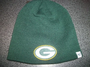 Green Bay Packers 47' Hat Cap NWT Stocking beanie Skull sz 8-20 youth - Picture 1 of 2