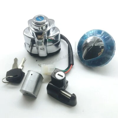 Interruptor de encendido tapa de gas combustible bloqueo de asiento kit llave apto para Honda Shadow ACE 750 VLX 600 Foto 1 de 4