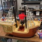 1994 Fisher Price Great Adventure Pirate Ship Toy  not fully complete