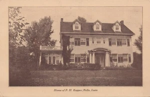 Casa di P. H. Kuyper - Pella, Iowa - litografia non spedita - Foto 1 di 3
