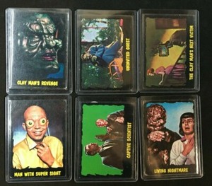 1964 OUTER LIMITS VG-EX 6 CARD LOT #16,42,43,46-48