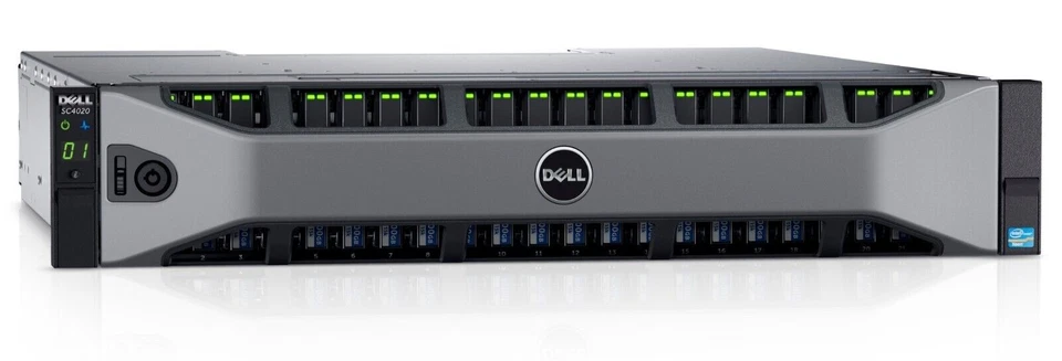 Dell Compellent SC4020F Storage Array 2x 2-Port 16Gb FC Controller 24x1.92TB SSD - Image 1 of 1