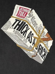 Vintage Jethro Tull T-Shirt Thick as a Brick 1997 Concert Band Tee Herren XL schwarz - Bild 1 von 14