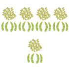  5 Sets Green Decor Artificial Vegetable Emulational Bean Edamame