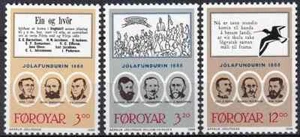 Faroe 1988 Yvert 166/68 Defensa de Lengua y Aduanas de las Islas Feroe MNH EN MUY BUEN ESTADO - Imagen 1 de 1