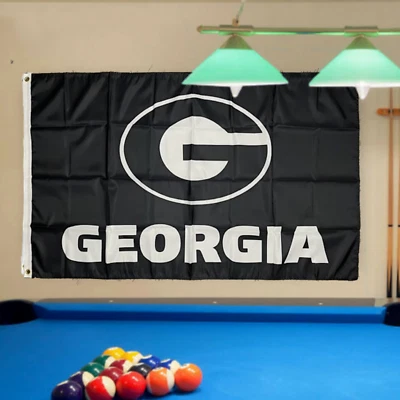 Georgia BANDERA 3X5 Bulldogs Fútbol Nuevo Negro Campeones Nacionales Bull Dog GoDogs. Foto 1 de 4