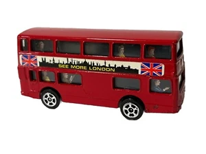 CORGI JUNIORS “SEE MORE LONDON” Bus JB 20 1:72 - 1978 Double Decker Red Bin 51 - Picture 1 of 6