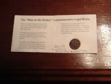  Commemorative Lapel Badge "The Man on the Donkey" 75th Anniv. of ANZAC Day 1990