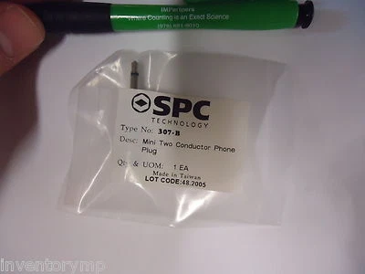 SPC Technology 307-B 3.5mm Mono Two Conductor Phone Plug. Brand New! 10 Pieces! - Image 1 of 2