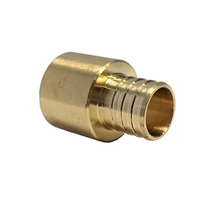 Waage Versorgung 3/4 Zoll, 3/4" Pex auf Kupfer Messing Adapter, Widerhaken x Schweiß, 20 Stück - Bild 1 von 3