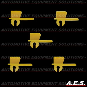 John Bean Hofmann Snap-on Tire Changer Mount Demount Head Inserts Slotted Yellow - Picture 1 of 2