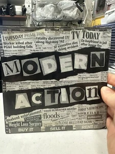 Modern Action - Bleeding Red (7” Vinyl, 2007) **#1/350 RARE HTF** - Picture 1 of 6