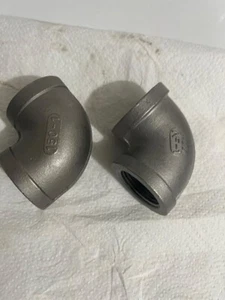 Lot of (2)Threaded Elbow Fitting 90 Degree MB-304 150 - 1" - Picture 1 of 6