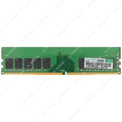 HP 8GB DDR4 ECC UDIMM 879505-B21 P06772-001 879526-091 HPE Server Memory RAM 1x - Image 1 of 2
