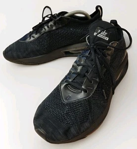 NIKE Air Max Flyknit Racer FD2764-001 Black Men's Size 10 Sneakers Shoes - Picture 1 of 7