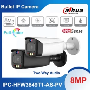 Dahua IPC-HFW3849T1-AS-PV S4 8MP Full-Color 2Way Audio Bullet IP Camera SMD TIOC - Picture 1 of 18