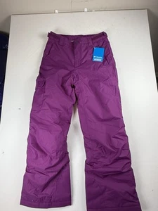 NWT $75 Columbia Youth Snow Pants Size Large Omni-Heat Purple - Picture 1 of 10