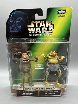 1998 Star Wars JOH YOWZA & SY SNOOTLES Max Rebo Band Pairs POTF Figure NEW - Image 1 of 4