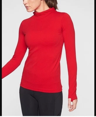 Sudadera con capucha de buceo Athleta Flurry para mujer S pequeña roja para correr elástica Foto 1 de 4