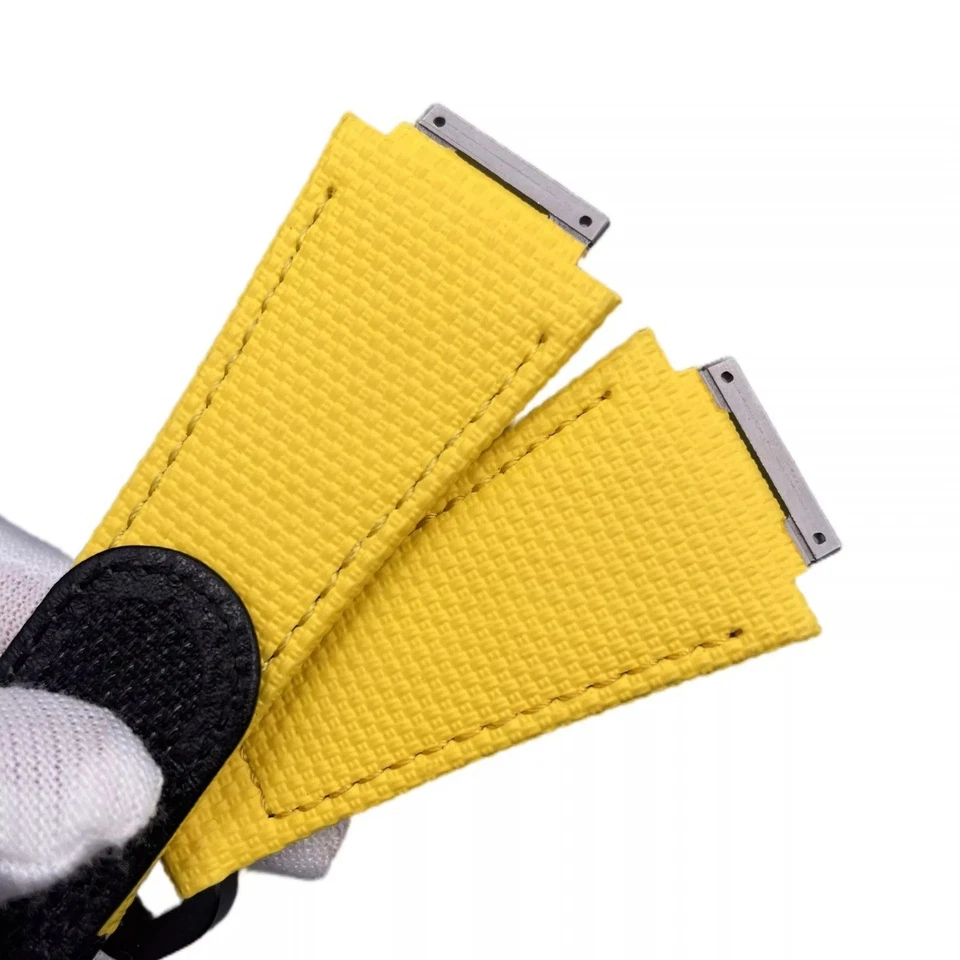 Correa de reloj de goma FKM personalizada para Richard Mille RM011 RM030 RM50 RM055 Foto 1 de 4