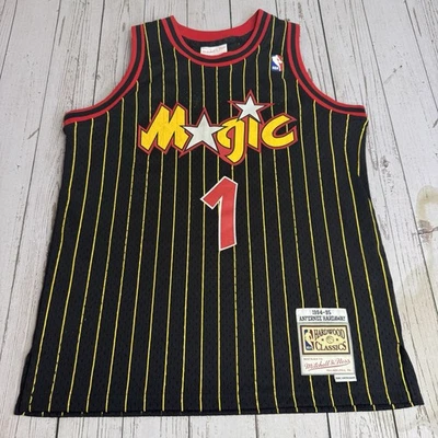 Mitchell & Ness Orlando Magic Penny Hardaway #1 NBA Jersey Black Youth L 14/16 - Image 1 of 4