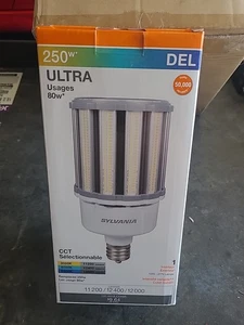 (4)Sylvania Ultra 80w LED light 3 Colors selectable 12,000 Lumens 250W 120-277 V - Picture 1 of 6