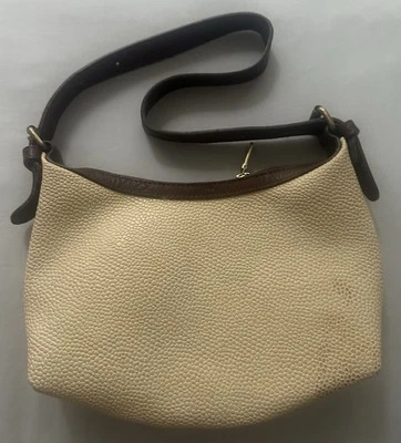 Bolso de Hombro de Cuero Genuino Mulberry Crema Grano Escocés - Pequeño/Mediano Foto 1 de 4