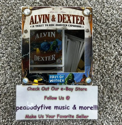 Ticket to Ride Alvin & Dexter Monster Expansion Days of Wonder - Complete! - Image 1 of 4