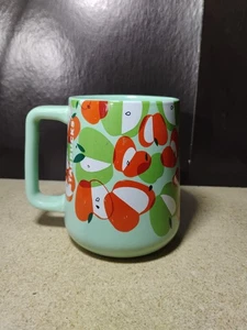 Starbucks 2020 Granny Smith Red Apple Mint Green Ceramic Coffee Mug Cup 14 oz - Picture 1 of 4