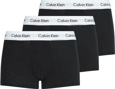 Calvin Klein Herren Boxershorts 3er Pack Rise Trunks Schwarz Gr. L oder XL Boxer - Bild 1 von 3