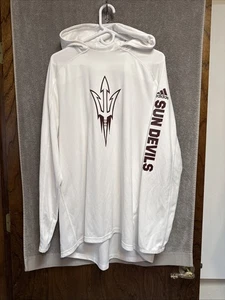 Adidas Arizona State Sun Devils Langarm Climalite Sideline Hoodie T-Shirt 2XL - Bild 1 von 7