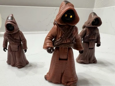 Disney Star Wars Sandcrawler Juego Lote de 3 Jawas - ¡Ilumina los ojos funcionan! Foto 1 de 4