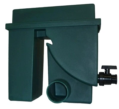 Teichfilter 150µ Edelstahl Spalt/Bogensieb Vorfilter, Schmutzauslass, grün - Bild 1 von 4