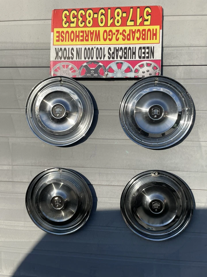 1960-1961 Mercury Monterey Montclair Park Lane Hubcaps Set4-14” Beautiful Rare - Image 1 of 4