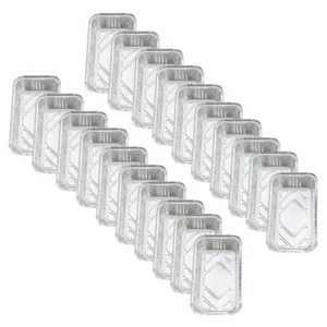 20x 850ml WEBER BBQ Tropfschalen Aluminiumfolie Grillpfanne Auffangwannen Cook - Bild 1 von 4
