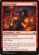 Maniacal Rage GRN Guilds of Ravnica MTG Magic the Gathering