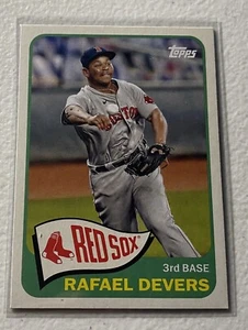 2021 Topps Series 2 Rafael Devers 1965 SP Variation #T65-10 Red Sox  - Picture 1 of 2