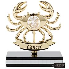 Matashi 24K Gold Plated Zodiac Astrological Sign Cancer Figurine Statuette