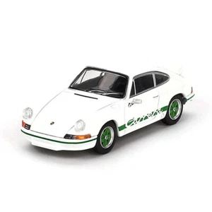 Mini GT 1:64 Porsche 911 Carrera RS 2.7 Grand Prix White w/Green MGT00801-2I - Picture 1 of 5