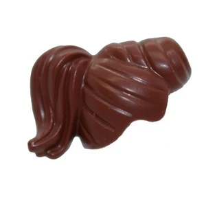 Nueva minifigura LEGO pelo marrón rojizo hembra cola de caballo y flecos 13785 86220 - Imagen 1 de 5